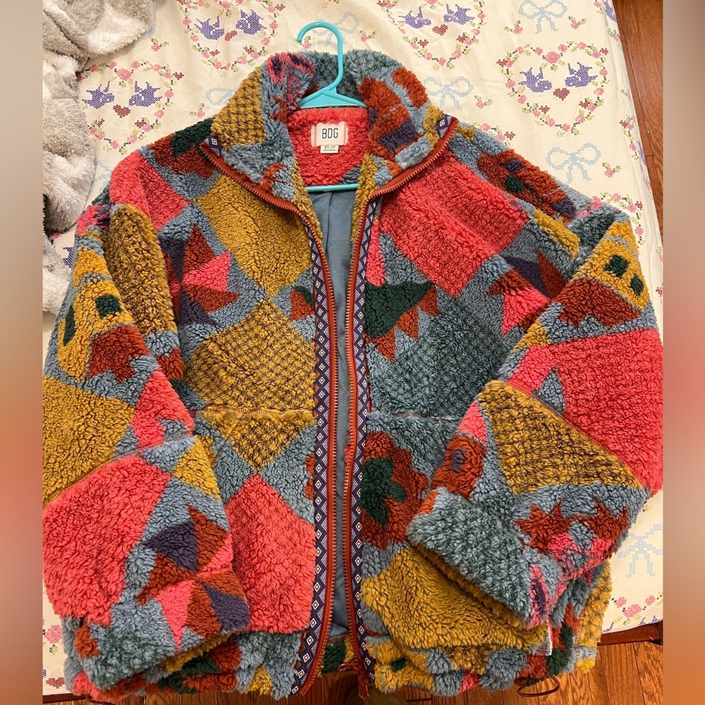 BDG Multicolor Sherpa Jacket